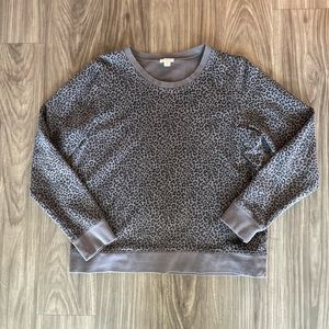 Leopard Print Sweatshirt